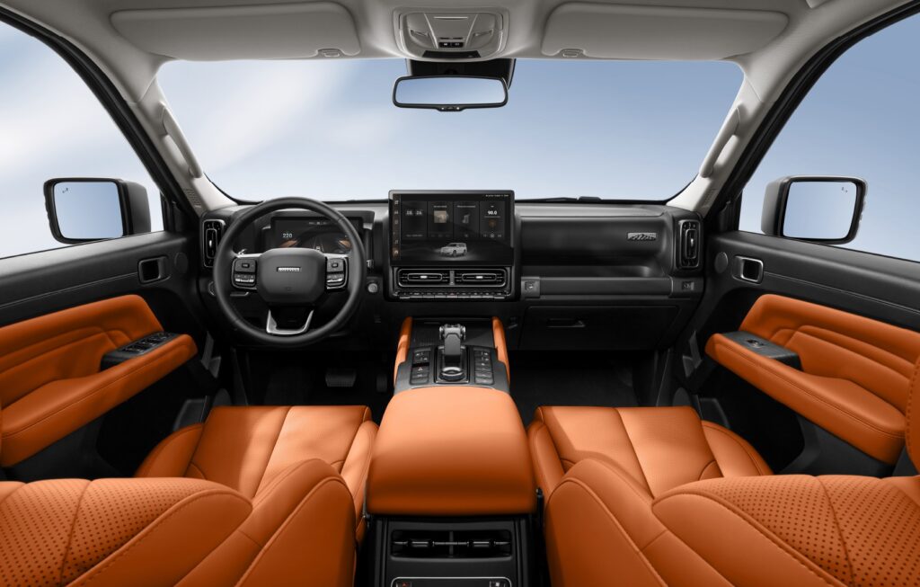 Interior of the Haval H9. 