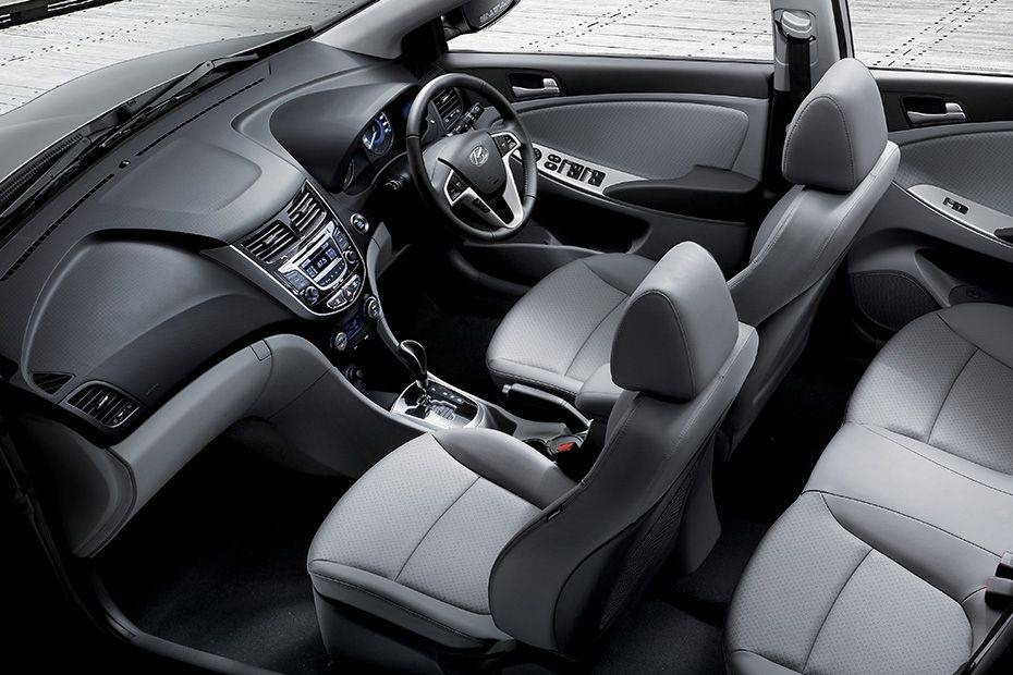 Interior of the Hyundai Accent